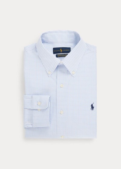 Polo Ralph Lauren Custom Fit Checked Skjorter Herre Danmark (VAQLP9365)